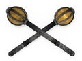 Double medieval battle mace Royalty Free Stock Photo