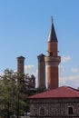 Double Minaret Madrasa , brick minaret mosque ,Clock tower