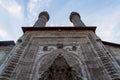 Double Minaret Madrasah Cifte minareli medrese in Turkish, Sivas/Turkey Royalty Free Stock Photo