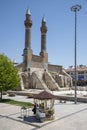 Double Minaret Madrasah was built in 1271 ÃÂ°lhanlÃÂ± period. The tile decorations on the minarets ar