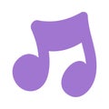 Double Musical Note Of Spring Melodies Icon Royalty Free Stock Photo