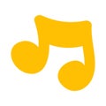 Double Musical Note Of Spring Melodies Icon Royalty Free Stock Photo