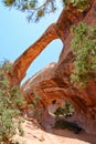 Double O Arch, Utah, USA Royalty Free Stock Photo