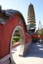 Double Pagoda Temple Royalty Free Stock Photo