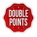 Double points label or sticker Royalty Free Stock Photo