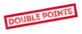 Double Points rubber stamp