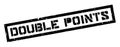 Double Points rubber stamp Royalty Free Stock Photo
