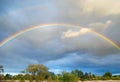 Double rainbow Royalty Free Stock Photo