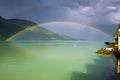 Double rainbow Royalty Free Stock Photo