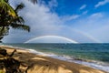 Double Rainbow over the Ocean