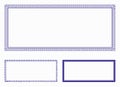 Double Rectangle Frame Vector Mesh Network Model and Triangle Mosaic Icon Royalty Free Stock Photo