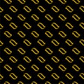 Double reverse arrow icon seamless pattern isolated on black background