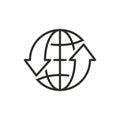 Double reverse arrow, replace icon