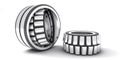 Double row cylindrical roller bearing.