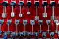 Double-sided keys blanks for lever tumbler lock