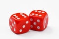 Double six dice Royalty Free Stock Photo