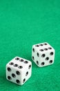 Double Six Dice Royalty Free Stock Photo