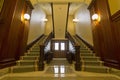 Double Staircase in Foyer Royalty Free Stock Photo