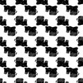 Double stump pattern seamless vector