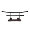 Double Sword Stand For Samurai Katana And Wakizashi. 3D Illusration, render on white background