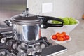 Double valve pressure cooker