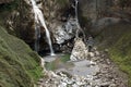 Double waterfall in Ecuador