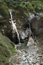 Double waterfall in Ecuador