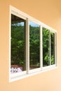 Double window replacement Royalty Free Stock Photo