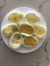 Double yolk hard boiled eggs