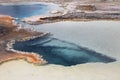 Doublet Pool, a double pool hot spring in Upper Geyser Basin in Yellowstone National Park, USA Royalty Free Stock Photo