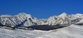 Doubletop Mountain Peak in the Gros Ventre Range in the Central Rocky Mountains in Wyoming