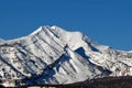 Doubletop Mountain Peak in the Gros Ventre Range in the Central Rocky Mountains in Wyoming Royalty Free Stock Photo