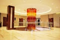 DoubleTree by Hilton. Modern interiors of the hotel. Royalty Free Stock Photo