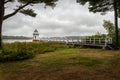 Doubling Point Lighthouse Open Lawn Royalty Free Stock Photo