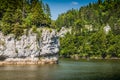 Doubs Gorges on the Franco-Swiss border