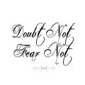 Gospel Verses - Doubt not, fear not