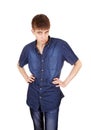 Doubtful Teenager Royalty Free Stock Photo