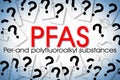 Doubts and uncertainties about dangerous PFAS Perfluoroalkyl and Polyfluoroalkyl Substances Royalty Free Stock Photo