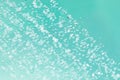 Douche water drops, emerald background Royalty Free Stock Photo