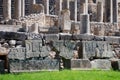 Stone Inscription, Roman Theatre, Dougga, near TÃÂ©boursouk, Tunisia