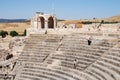 Roman Theatre, Dougga, near TÃÂ©boursouk, Tunisia Royalty Free Stock Photo