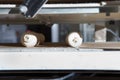 Dough divider and moulder machine Royalty Free Stock Photo