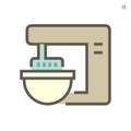 Dough kneading machine icon Royalty Free Stock Photo