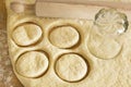 Dough for Making Donuts Royalty Free Stock Photo