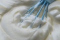 Airy tender dough for pancake cooking baking Royalty Free Stock Photo