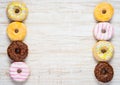 Doughnut Cakes with Copy Space Area Royalty Free Stock Photo