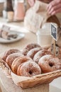 Doughnut Store Counter Royalty Free Stock Photo