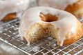 Doughnuts with fresh icing Royalty Free Stock Photo