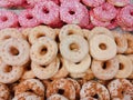 Doughnuts in groups Royalty Free Stock Photo