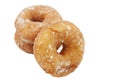 Doughnuts isolated on white Royalty Free Stock Photo